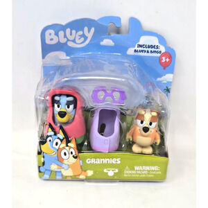 BRAND NEW Moose Toys Grannies Bluey & Bingo Action Figure - 13041 Rare